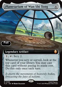 Planetarium of Wan Shi Tong (Extended Art) Foil 385 Avatar: The Last Airbende... - Image 1