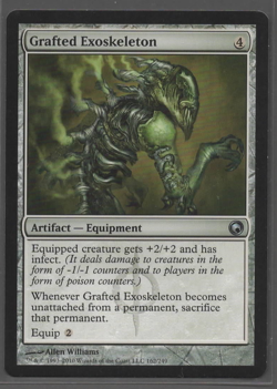 MTG - Grafted Exoskeleton - Scars of Mirrodin - LP - Image 1
