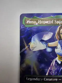 Mtg - Yuna, Hope of Spira (Borderless) (Chocobo Track Foil) - FIN - #0571 - NM - Image 2