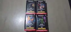 MTG - Marvel Super Heroes Set of 4 Pack Commander Decks New/Sealed - Image 1