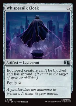 MTG Whispersilk Cloak [MSC] #225 en - Image 1