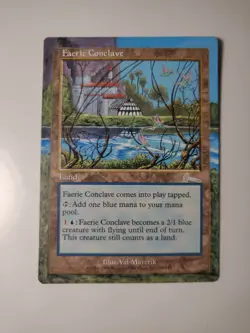 MTG Magic the Gathering, Faerie Conclave, Hand Painted Alter, Extended Art - Image 1
