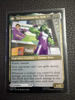 Magic The Gathering Marvel Super Heroes Sensational She-Hulk M 0018 Non-Foil ENG - Image 1