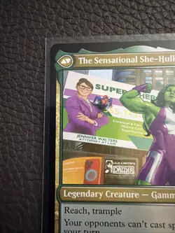 Magic The Gathering Marvel Super Heroes Sensational She-Hulk M 0018 Non-Foil ENG - Image 5