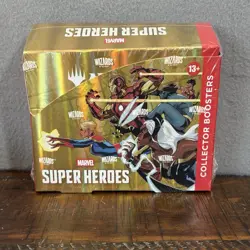 Collector Booster Box Marvel Super Heroes MSH MTG Sealed Magic Gathering - Image 1