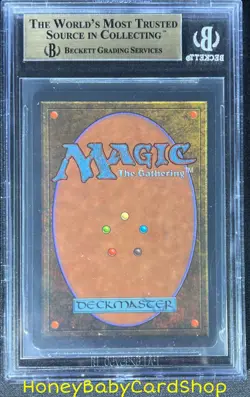 MTG Unlimited Edition 1993 Sinkhole BGS 9.5Q+ (TRUE QUAD+) GEM MINT 93/94 - Image 2