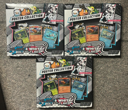 Pokemon TCG SV10.5 Black Bolt & White Flare Unova Poster Collection Lot of 3 - Image 1