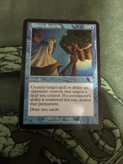 Teferi's Response Invasion 78/350 MTG NM Magic: The Gathering Free Ship - Image 1