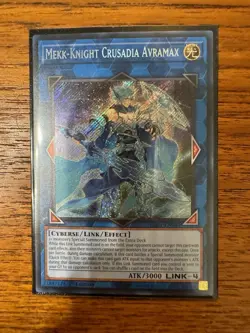 Mekk-Knight Crusadia Avramax - RA01-EN044 - Secret Rare 1st Edition NM Yugioh - Image 1