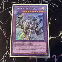 Yugioh Invoked Mechaba FUEN-EN032 Secret Rare 1st Edition - Image 1