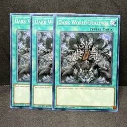3x Yugioh Dark World Dealings SR13-EN027 Common - LP-NM 💎 - Image 1