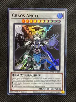 YuGiOh! - Chaos Angel RA05-EN043 Super Rare 1st Edition Near Mint - Image 1
