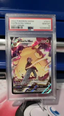 Pokemon Pikachu VMAX TG17/TG30 Lost Origin PSA 10 - Image 1