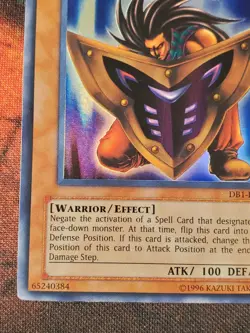 Yugioh Big Shield Guardna DB1-EN097 Ultra Rare LP/VLP - Image 5