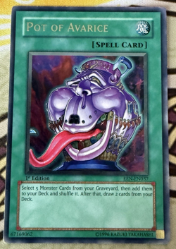 Pot of Avarice (UTR) EEN-EN037 Elemental Energy-1st Edition VLP Ultimate rare - Image 1