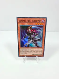 Yu-Gi-Oh! TCG Super Rare 1st Edition Elemental Hero Shadow Mist SDHS-EN001 NM - Image 1
