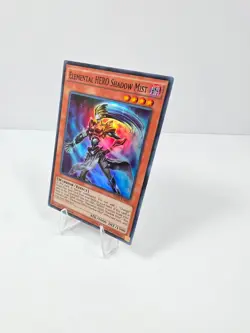 Yu-Gi-Oh! TCG Super Rare 1st Edition Elemental Hero Shadow Mist SDHS-EN001 NM - Image 2