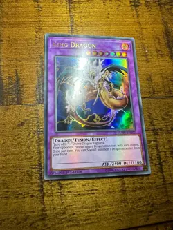 King Dragun DUOV-EN077 1st Edition Ultra Rare LP + BONUS - Image 1
