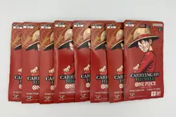 Bandai One Piece : OP-13 Carrying on his Will Sleeved Booster Packs X 8 - Image 1
