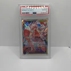 2024 One Piece The Best Monkey.D.Luffy Secret Rare #OP05-119 PSA 10 GEM MINT - Image 1