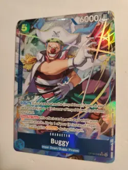 Buggy Alternate Art OP16-048 The Time of Battle One Piece Foil SR AA - Image 4