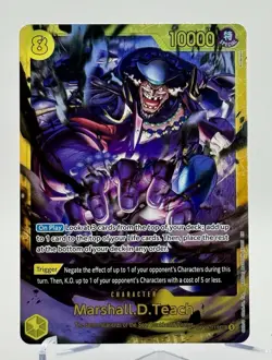 Marshall D. Teach OP16-119 One Piece Secret Rare (SEC) - The Time of Battle - Image 1