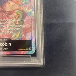 2025 One Piece NICO ROBIN OP12-087 Legacy of the Master Alt Art English PSA 10 - Image 4