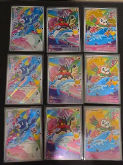 3x LOT Pokemon TCG First Partner Series 1 Promo 3card Litten Popplio Rowlet - Image 1