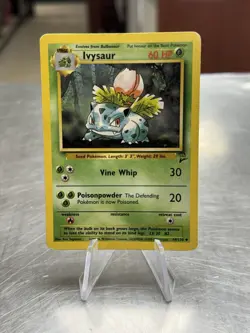 Ivysaur 44/130 Base Set 2 Uncommon Unlimited Pokemon Card HP - Image 1