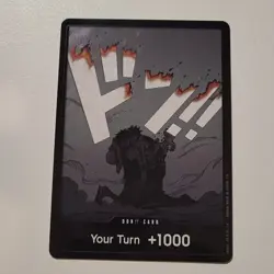 Bandai One Piece Card Game - Don!! Promo Don!! Card - Your Turn +1000 - English - Image 1