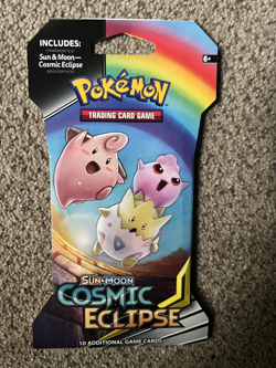 Pokemon Sun & Moon Cosmic Eclipse booster pack sleeve 10 cards NEW - Image 1
