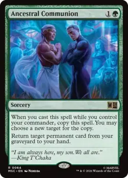 ~ Ancestral Communion ~ NM ~ Commander: Marvel Super Heroes ~ MTG ~ - Image 1