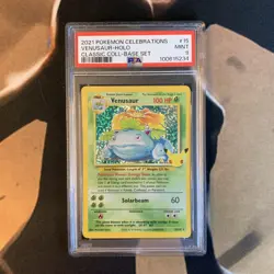 Venusaur PSA 9 Celebrations Classic Collection 15 Pokemon Card Mint - Image 1