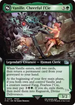 ~ Vanille, Cheerful l'Cie (Extended Art) ~ NM ~ UB: FINAL FANTASY ~ MTG ~ - Image 1