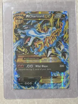 Pokemon TCG M Charizard EX Flashfire Holo Card Secret 108/106 - Image 1