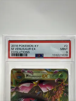 Pokemon TCG Mega Venusaur EX Ultra Rare Card 2/108 Evolutions PSA 9 MINT - Image 2
