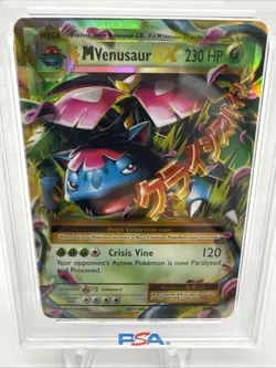 Pokemon TCG Mega Venusaur EX Ultra Rare Card 2/108 Evolutions PSA 9 MINT - Image 3