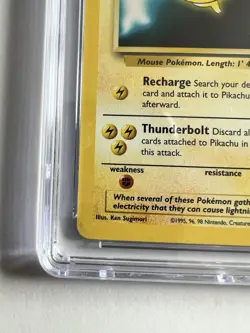 CGC 9 MINT Pikachu # 4 WB Movie WOTC Black Star PROMO Pokemon Card - Image 3