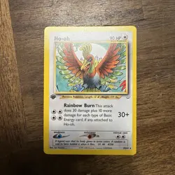 Pokemon Card - Ho-oh Neo Revelation 18/64 1st Edition Rare — Near Mint - Image 1