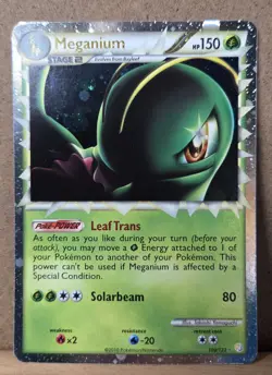 HG&SS Meganium (Prime) 109/123 Holo NM - Ungraded Pokemon Card - Image 1