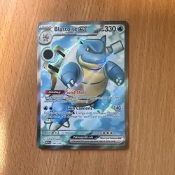 Pokemon Card | Blastoise Ex 184/165 Full Art Scarlet & Violet 151 English - Image 1