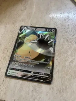 Snorlax V Pokemon Card Holo Rare Sword & Shield 141/202 - Image 1