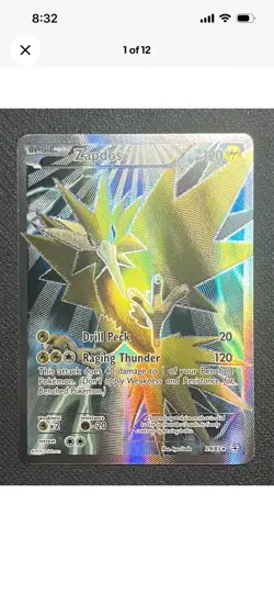 Zapdos pokemon Card Lot Of 11 Cards - Image 1