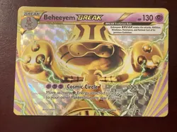 Beheeyem BREAK XY135 Black Star Promo Ultra Rare Holo Pokemon TCG Card MP - Image 1