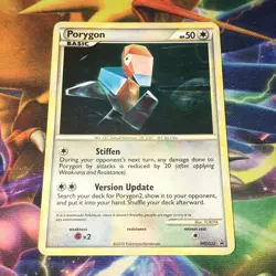 Porygon ~ HGSS 22 ~ Holo ~ PROMO ~ MODERATE PLAY ~ Pokemon Card - Image 1