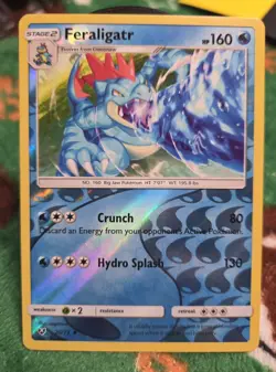 Feraligatr 20/73 Shining Legends Reverse Holo Pokemon Card Near Mint - Image 1