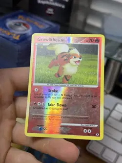 Growlithe 63/111 Rising Rivals 2009 Reverse Holo Pokemon Card - Image 3