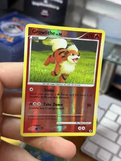 Growlithe 63/111 Rising Rivals 2009 Reverse Holo Pokemon Card - Image 4