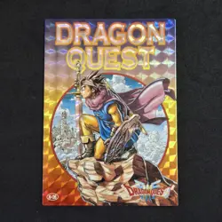 K-26 Dragon Quest III 3 Trading Battle Card Holo Prism Enix Rare Japanese - Image 1