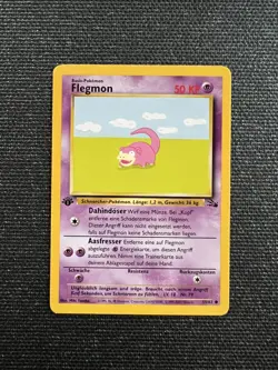 Pokemon Karte - Flegmon 1. Edition - 55/62 - Fossil Set Deutsch - Near Mint - Image 1